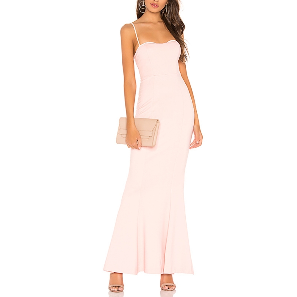 Cavassoni gown in light pink